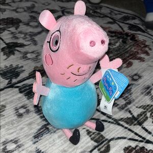 Peppa Pig Stuffed Animal - Pink and Blue